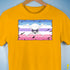 Bigender Pride Pirate Flag Premium Unisex T-Shirt - Gold